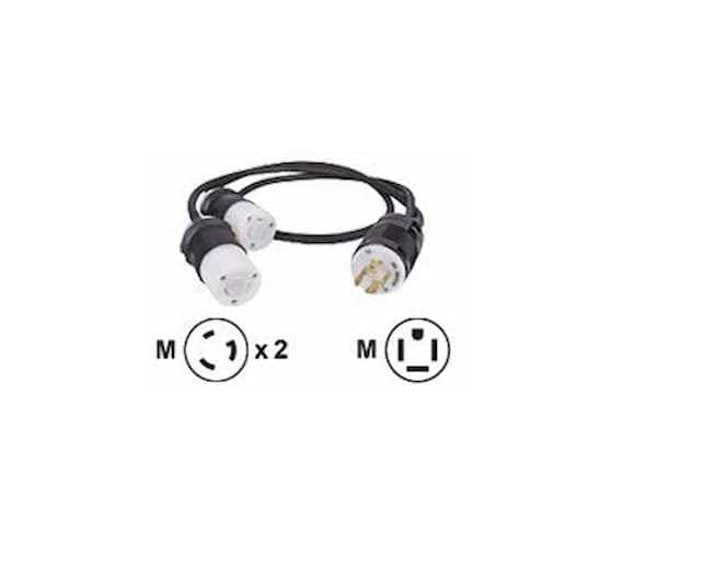 Eaton Splitter Cable L14-20R (2) L5-20R