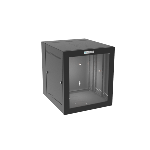 Vertiv WM Esntl 12U 24D Plexi Black FAN