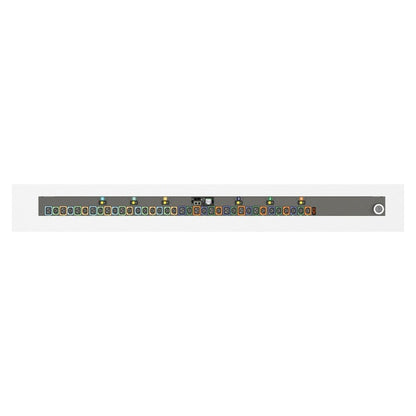 Vertiv Rack PDU - 0U, 208V Delta, 60A, 3P+E (IP44), (24) Locking IEC C13, (12) Locking IEC C19, Switched UNIT Level Monitoring EC