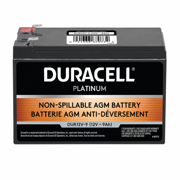 Duracell DUR12V-9, a battery of the same Duracell DUR line as the DUR12V-10SE