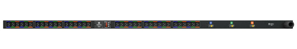 PDU de rack avec compteur Vertiv Geist I10496, 36 prises (C13, C19), fiche NEMA L21-30P, 100-120/200-240 V, 30A, 0U, vertical