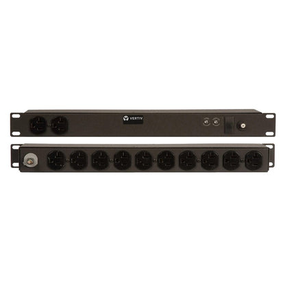 Vertiv Rack PDU - 1U, 120V, 20A, 5-20P, (12) 5-20R, Basic Surge