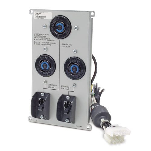 APC Symmetra RM and LX SYPD7 Backplate Kit, 208/240V, 3 L6-20R