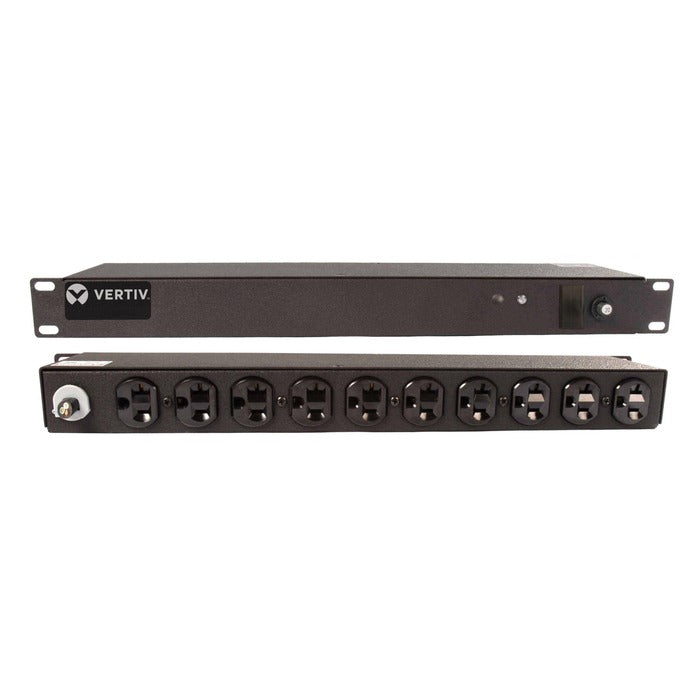 Vertiv Rack PDU - Basic Standard, 1U, 120V, 20A, L5-20P, (10) 5-20R