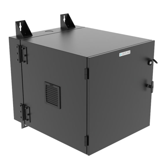 Armoire murale Vertiv Great Lakes GL24N12-30-B-AFFF 12U pour environnement intérieur, profondeur de 28 po, noire