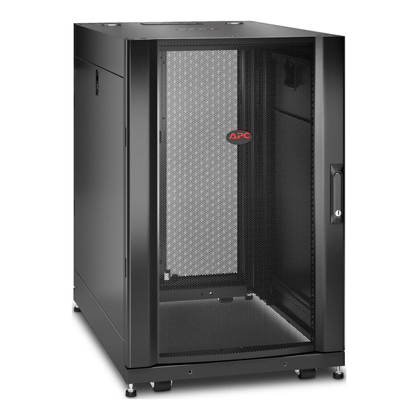APC NetShelter SX AR3006 18U Server Rack Enclosure, 600 mm W x 900 mm D, Black