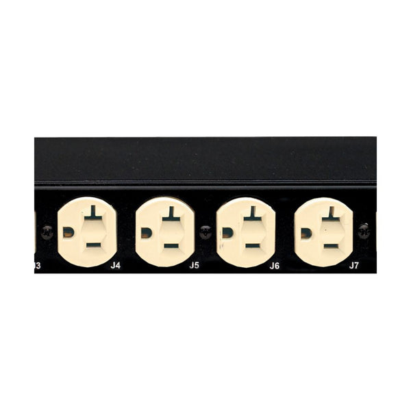 Bandeau d'alimentation (PDU) avec ATS pour rack Eaton PWATSS520003, 1U, 16 A, 110-125 V, (2) fiches d’entrée NEMA 5-20P, (8) NEMA 5-20R
