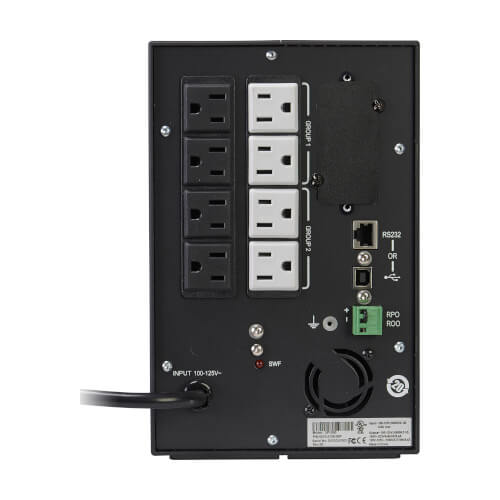 Eaton 5P1000 1000VA / 770W Line-Interactive UPS — Back view