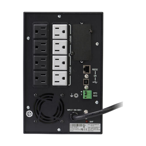 Eaton 5P1500 1440VA / 1100W UPS line-interactive - vue arrière