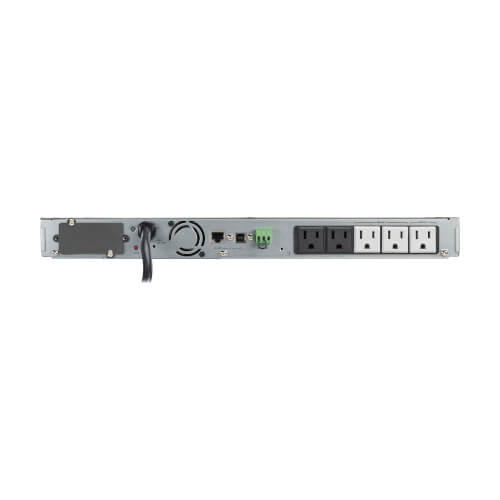 Eaton 5P1500R-L 1500VA / 1100W Line-Interactive UPS (Rackmount (1U)) — Lithium-Ion — Back view