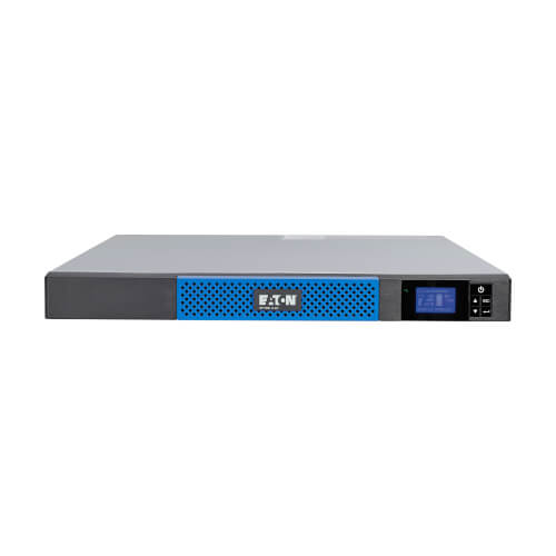 Eaton 5P1500R-L 1500VA / 1100W Line-Interactive UPS (Rackmount (1U)) — Lithium-Ion — Angled view
