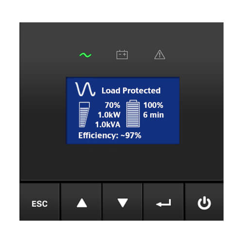 Eaton 5P3000 3000VA / 2700W Line-Interactive UPS — Rear detail
