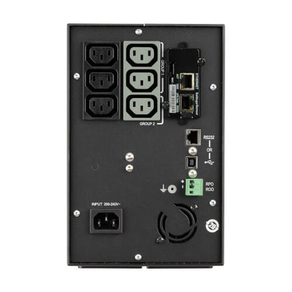 Eaton 5P850G 850VA / 600W Line-Interactive UPS — Back view