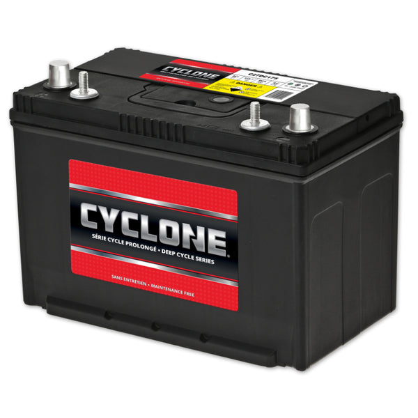 Batterie marine à décharge profonde 12 V groupe 27[,], réserve 175 min, Cyclone C27DC175