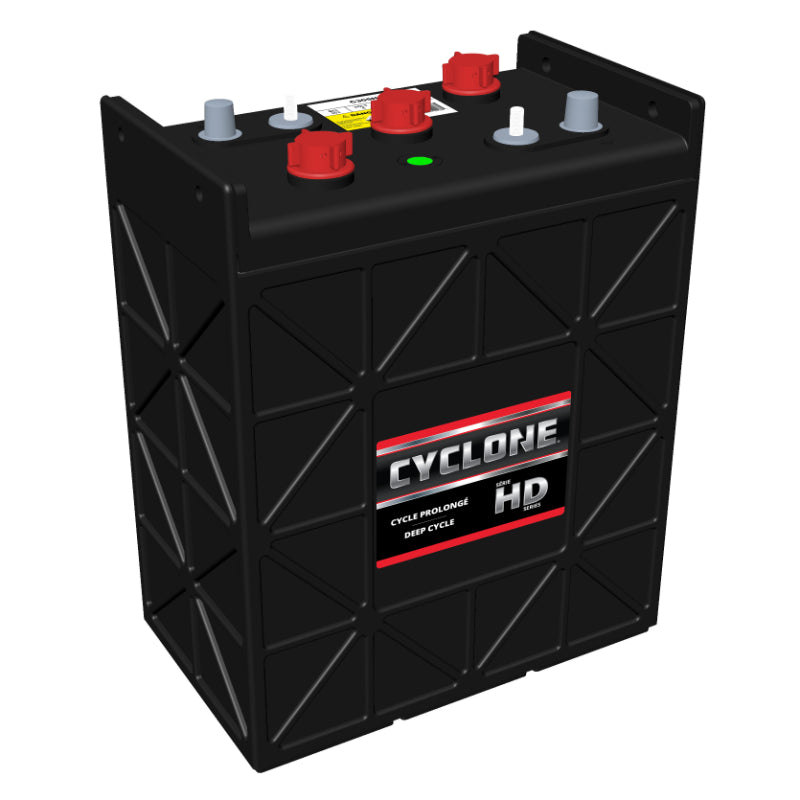 Batterie à décharge profonde à électrolyte liquide 6 V 330 Ah (groupe 902), Cyclone C305HC
