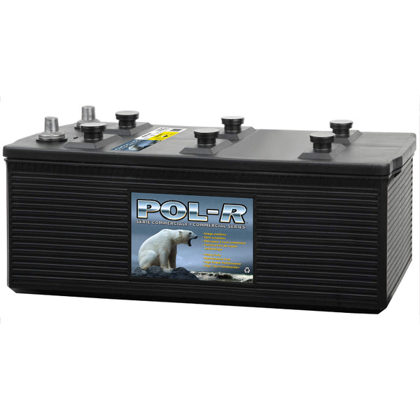 12V Group 4DLT Commercial Starting Battery, 860 CCA, Pol-R P4DLT86