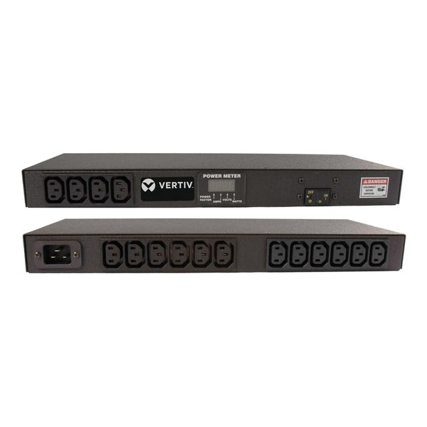 Vertiv Rack PDU - 1U, 120/208V WYE, 20A, C20, (16) C13, Metered Standard