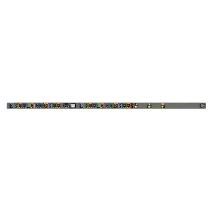 Vertiv Rack PDU - 0U, 120/208V WYE, 30A, L21-30P, (18) Locking IEC C13, (6) Locking IEC C19, Switched UNIT Level Monitoring EC