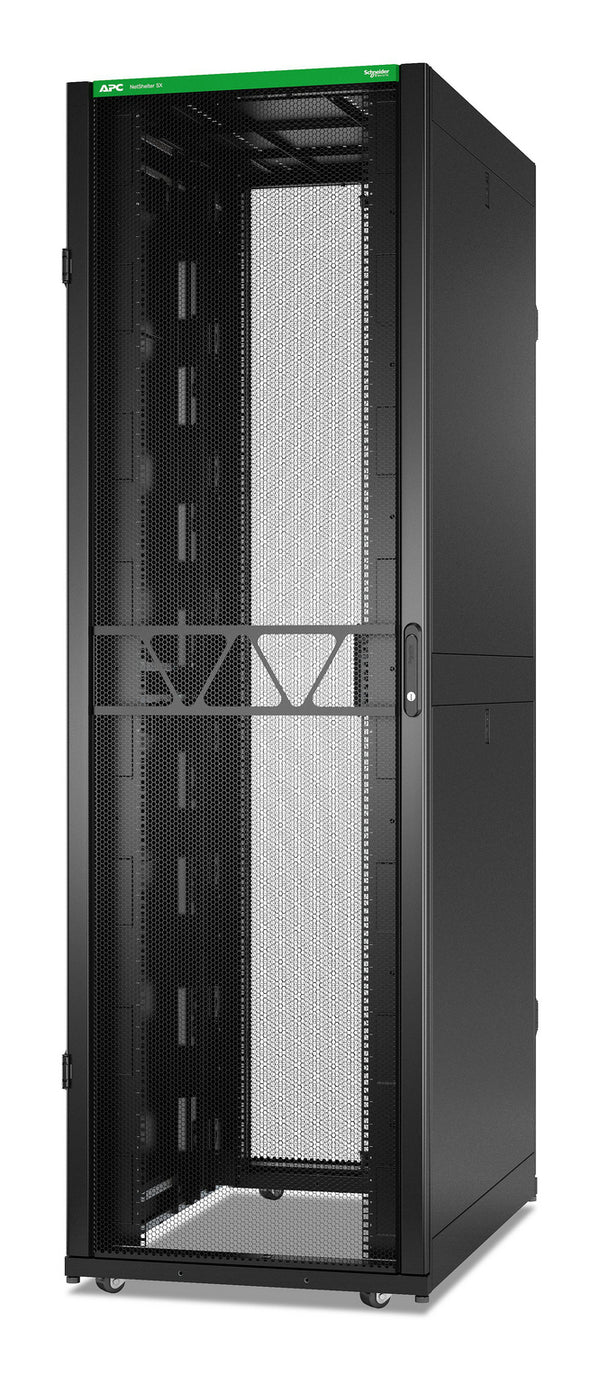 APC NetShelter SX AR3358B2 52U Gen 2 Server Rack Enclosure, 750 mm W x 1200 mm D, with Sides, Black