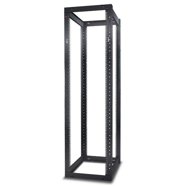 APC NetShelter AR203A 44U 4-Post Open Frame Rack, Square Holes