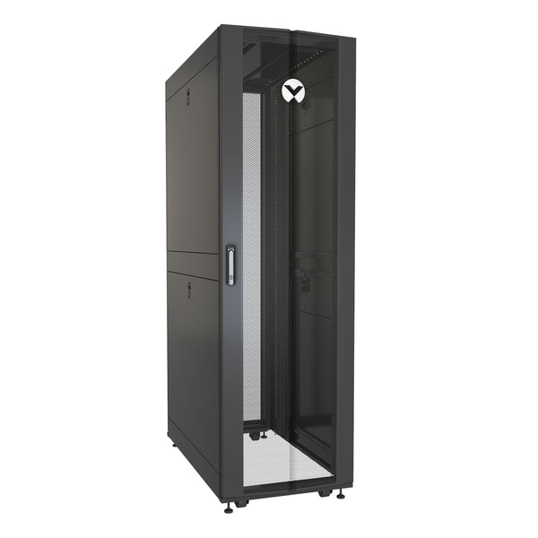 Vertiv VR VR3107 48U Server Rack Enclosure, 600 mm W x 1100 mm D, 19 in.