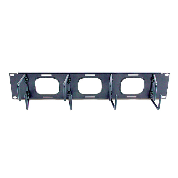 Organisateur de câbles horizontal 2U APC AR8428 avec trous passe-câbles