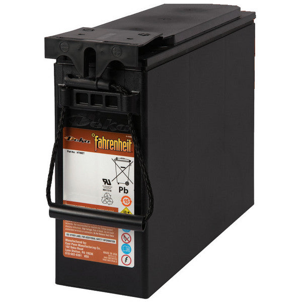 12V 75Ah VRLA UPS Battery, Front Terminal, Deka Fahrenheit HT80ET