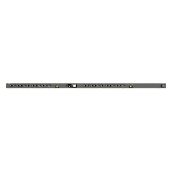 Vertiv Rpdu, Switched UNIT Level Monitoring EC, 30A, 120V, 2.8KW, Vertical, (24) NEMA 5-20R, 10FT / 3M Power CORD with L5-30P, Black Powder Coat.