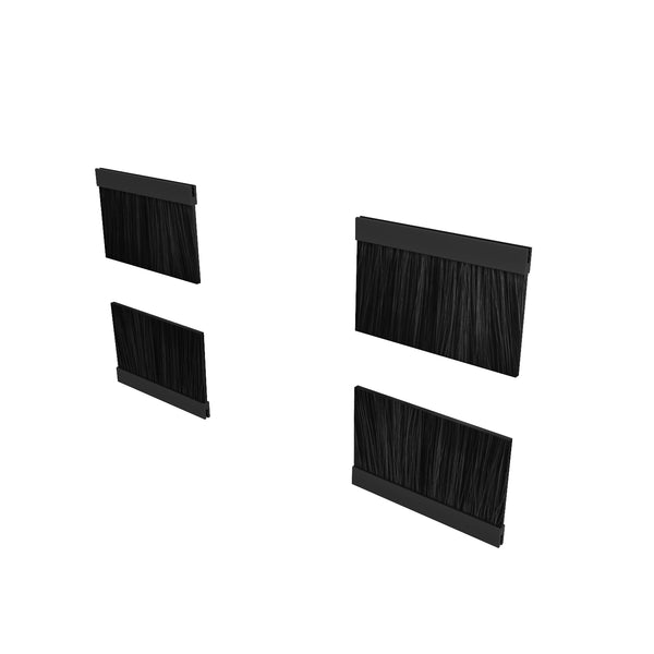 Vertiv VR VRA2006 Top Panel Cable Pass-Through Brush Kit, Black, 8 Pack