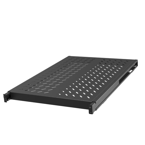 Vertiv VR VRA3000 1U Depth-Adjustable Fixed Shelf, 250 lb, Black