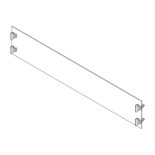 Vertiv 350-FPTL19 2U Toolless Filler Panel, 19 in. EIA
