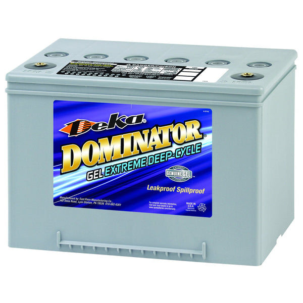 Batterie solaire à décharge profonde 12 V 60 Ah, gel, Deka Solar 8G34R