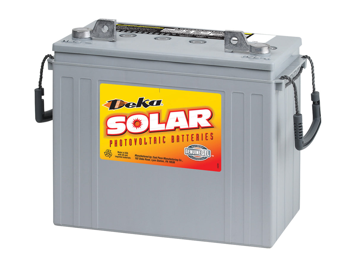 12V 115Ah Gel Deep Cycle Solar Battery, Deka Solar 8G5SHP