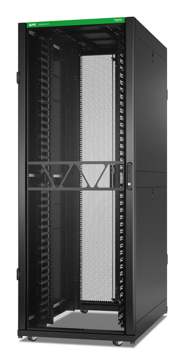 Armoire de baie réseau APC NetShelter SX AR3340B2 42U Gen 2, 750 mm L x 1200 mm P, avec panneaux latéraux, noire
