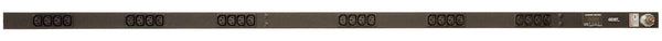 PDU de rack avec compteur Vertiv Geist 38631, 24 prises (C13), fiche NEMA L6-20P, 200-240 V, 20A, 0U, vertical