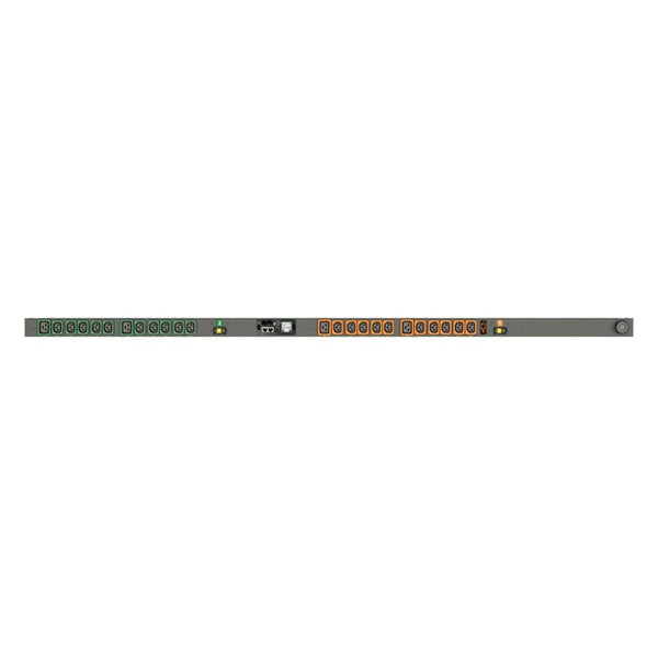 Vertiv Geist Rpdu, Switched Outlet Level Monitoring EC, 30A, 208V, 4.9KW, Vertical, (20) Locking IEC C13, (4) Locking IEC C19, 10FT / 3M Power CORD