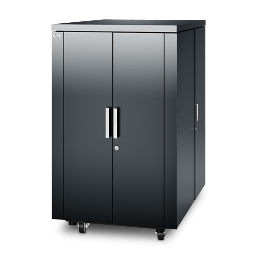 APC NetShelter CX AR4024SPX431 24U Server Rack Enclosure, Shock Packaging, Black