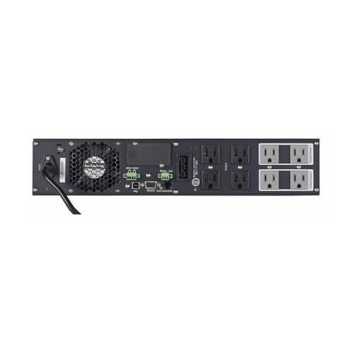 Eaton 9PX1000RT 1000VA / 900W Online Double-Conversion UPS (Rack/Tower) — Back view