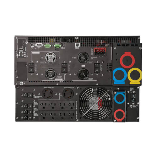 Eaton 9PX11KTF11G2 11000VA / 11000W Online Double-Conversion UPS (Rack/Tower) — Back view