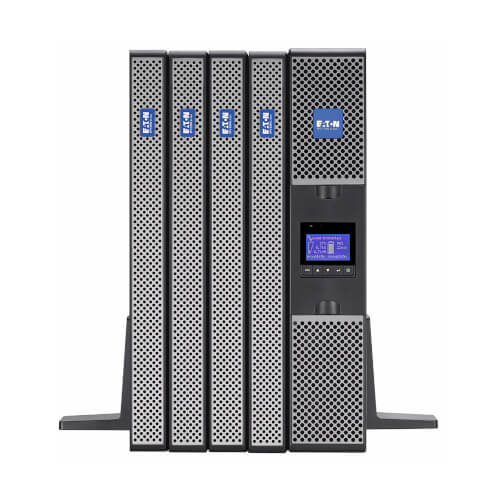 Eaton 9PX1500RT-L 1500VA / 1350W Online Double-Conversion UPS (Rack/Tower) — Lithium-Ion — Angled view