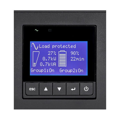 Eaton 9PX1500RT-L 1500VA / 1350W Online Double-Conversion UPS (Rack/Tower) — Lithium-Ion — Feature detail