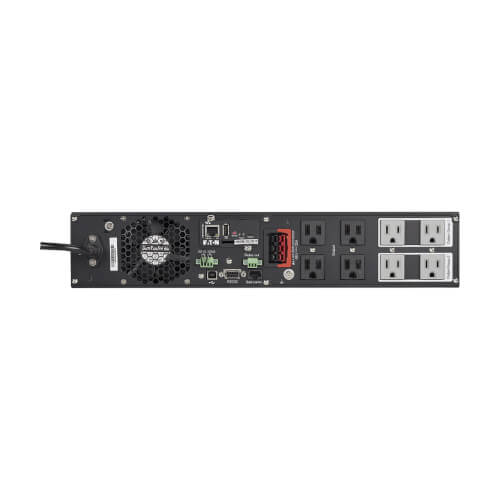 Eaton 9PX1500RTN-L 1500VA / 1350W Online Double-Conversion UPS (Rack/tour) — Lithium-Ion - vue arrière