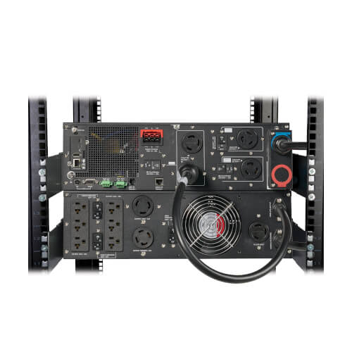 Eaton 9PX5KP1G2 5000VA / 5000W Online Double-Conversion UPS (Rack/Tower) — Rear detail