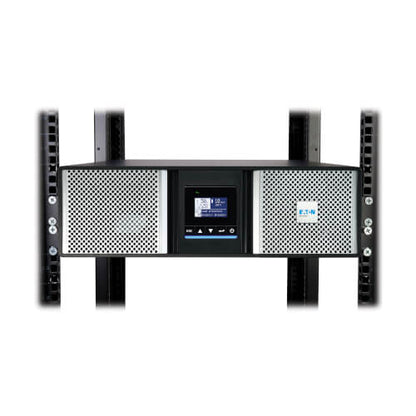 Eaton 9PX6KIECG2 6000VA / 5400W Online Double-Conversion UPS (Rack/Tower) — Angled view
