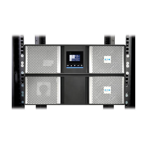 Eaton 9PX6KP2G2 6000VA / 6000W Online Double-Conversion UPS (Rack/Tower) — Angled view