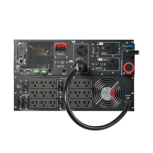 Eaton 9PX6KTF5G2 6000VA / 5400W Online Double-Conversion UPS (Rack/Tower) — Back view