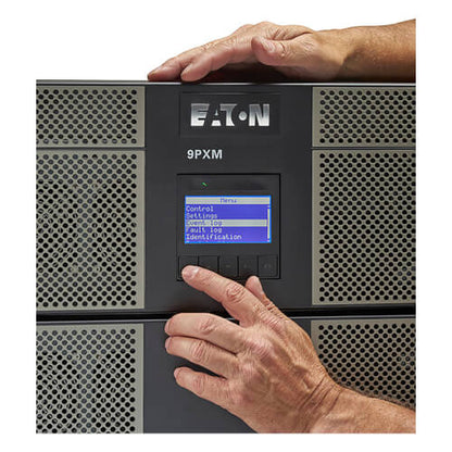 Eaton 9PXM8S4K-PD 4000VA / 3600W Online Double-Conversion UPS (Rack/Tower) — Angled view