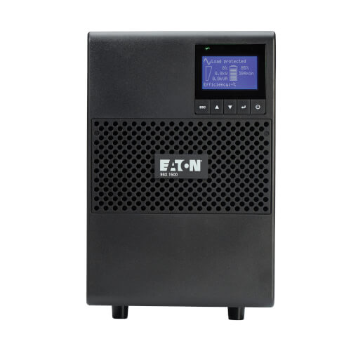 Eaton 9SX1500 1500VA / 1350W Online Double-Conversion UPS — Angled view