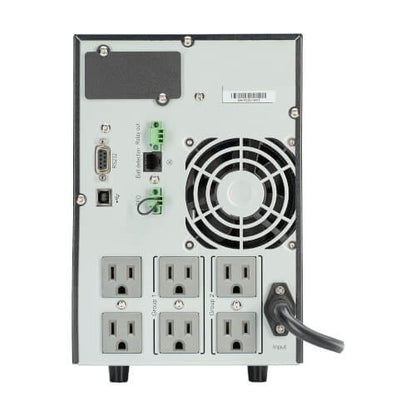 Eaton 9SX700 700VA / 630W Online Double-Conversion UPS — Back view
