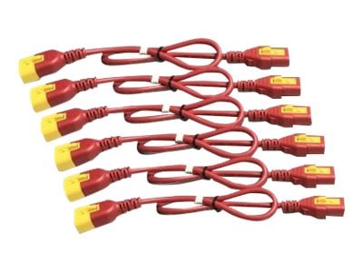 APC Power CORD KIT Locking C13 to C14 RED